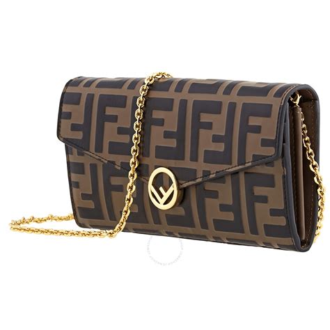 fendi small chain wallet bag